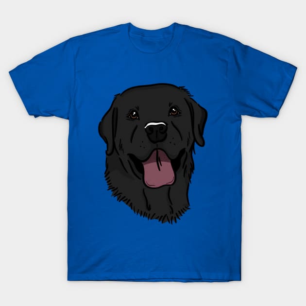 Black Lab T-Shirt by rmcbuckeye